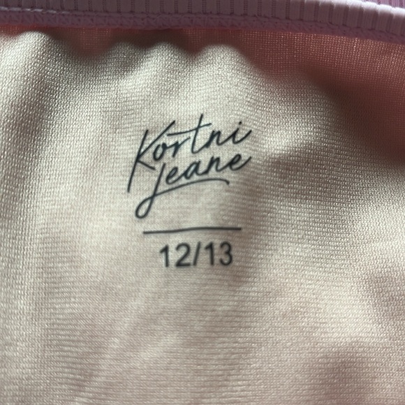 KORTNI JEANE ruffle around pink bottoms size 12/13 - Picture 3 of 3